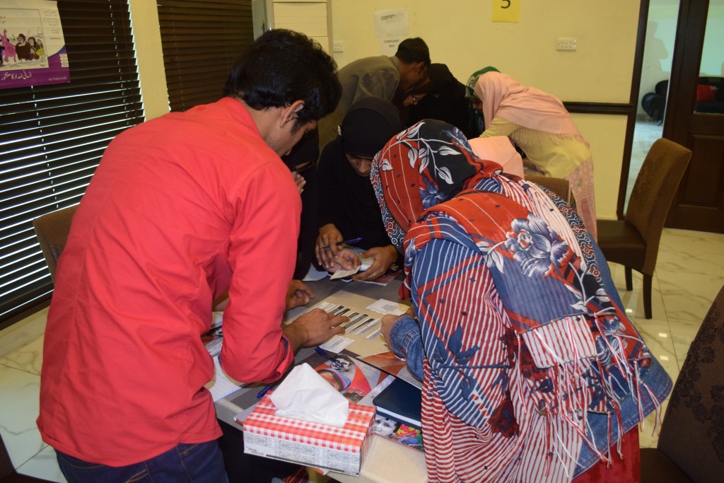 3 Student during a group exercise during the three-day training on “Introduction to NGOs”
