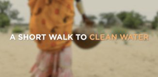 A short walk to clean water